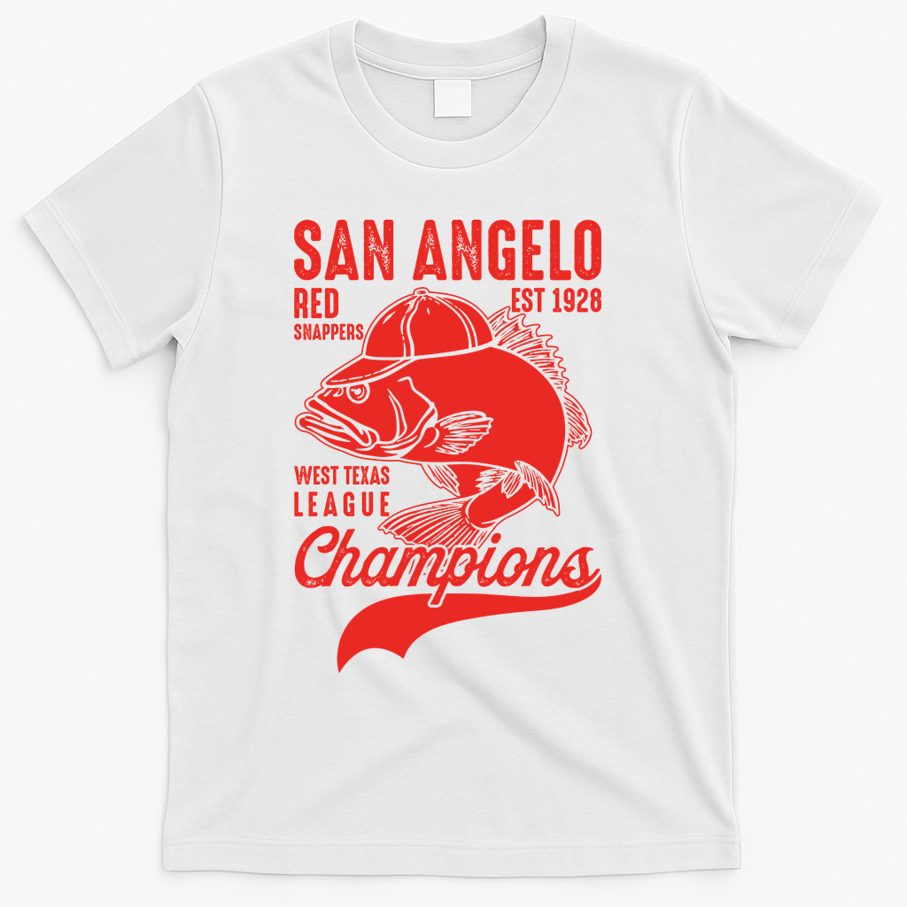 San Angelo Red Snappers West Texas League Champions T-Shirt product image 2