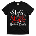 Stars And Stripes Human Rights Back Front T-Shirt product image 1