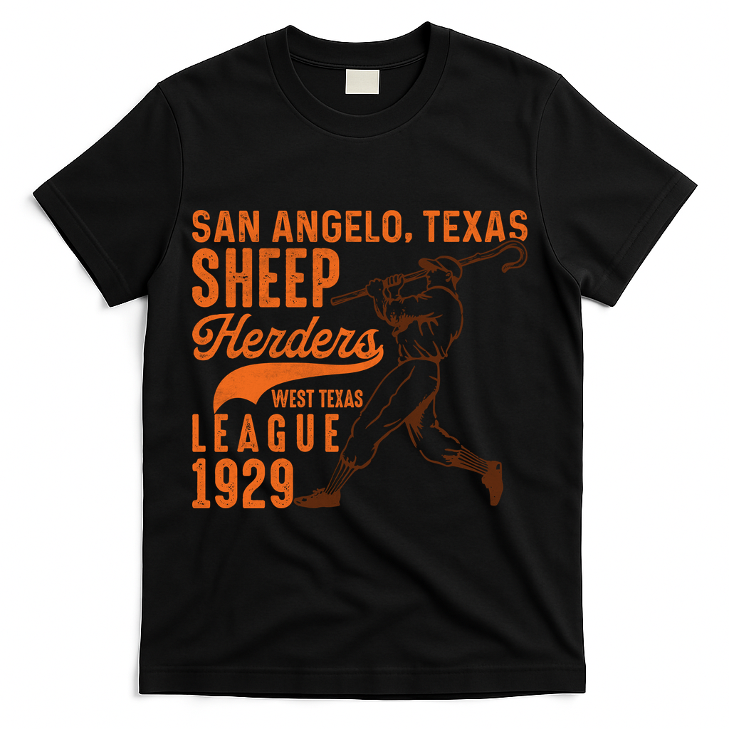 San Angelo Texas Sheep Herders Vintage Athletics T-Shirt product image 1