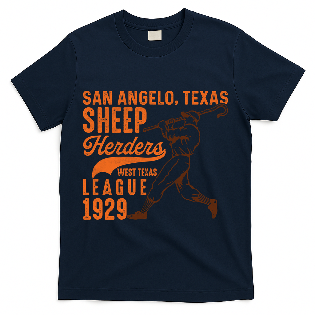 San Angelo Texas Sheep Herders Vintage Athletics T-Shirt product image 3