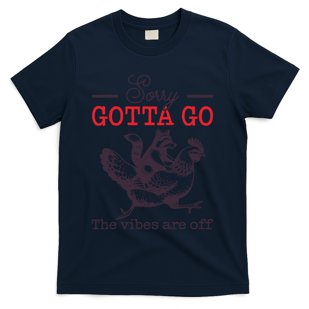 Sorry Gotta Go The Vibes Are Off T-Shirt product image 3