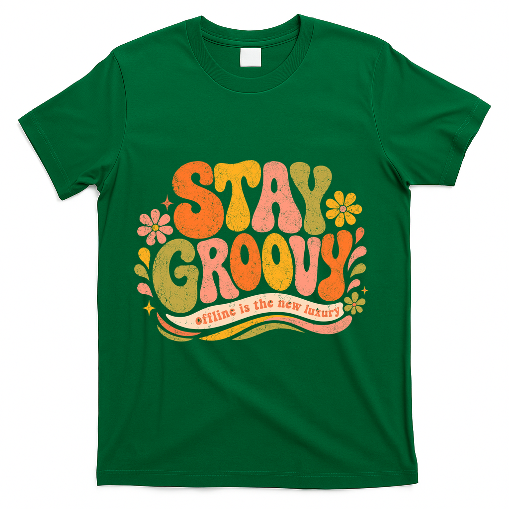 Stay Groovy Retro T-Shirt product image 4
