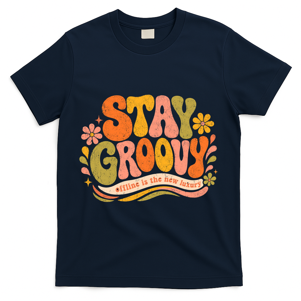 Stay Groovy Retro T-Shirt product image 3