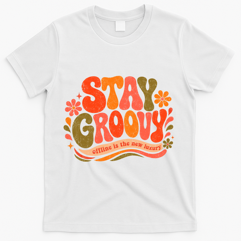 Stay Groovy Retro T-Shirt product image 2
