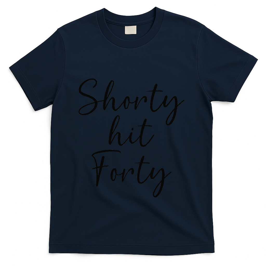 Shorty Hit Forty 40th Birthday 40 Women Gift T-Shirt product image 3