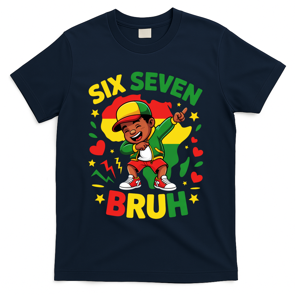 Six Seven Bruh 67 Juneteenth 6-7 Meme T-Shirt product image 3