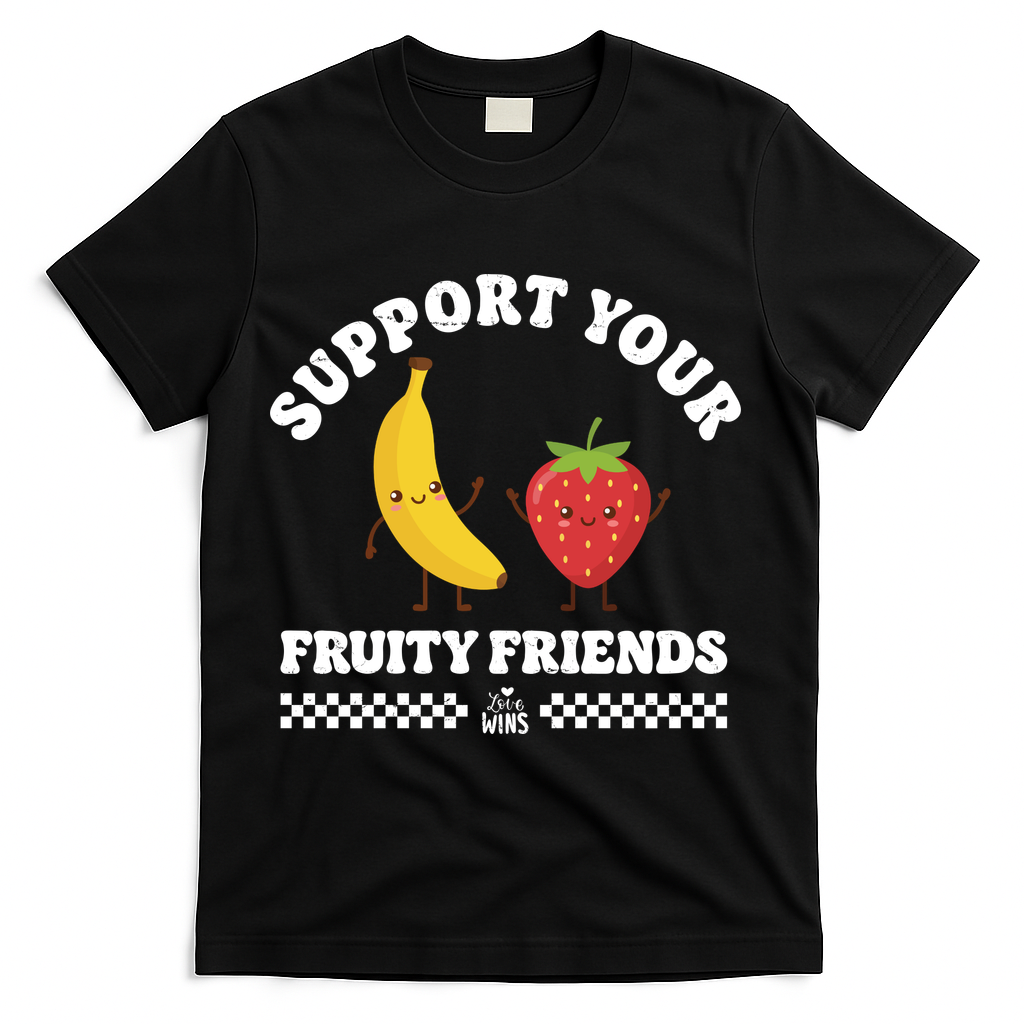 Support Your Fruity Friends Love Wins T-Shirt product image 1