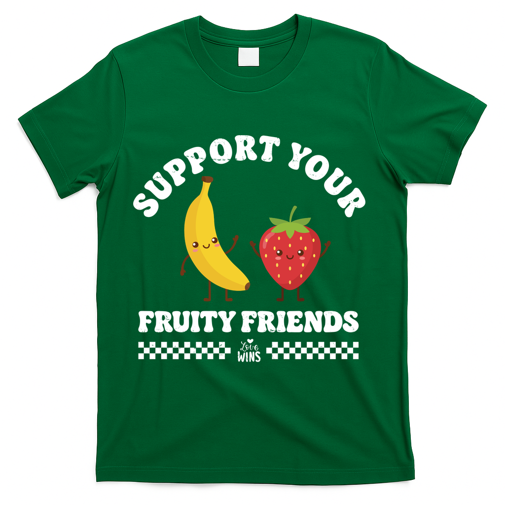Support Your Fruity Friends Love Wins T-Shirt product image 4