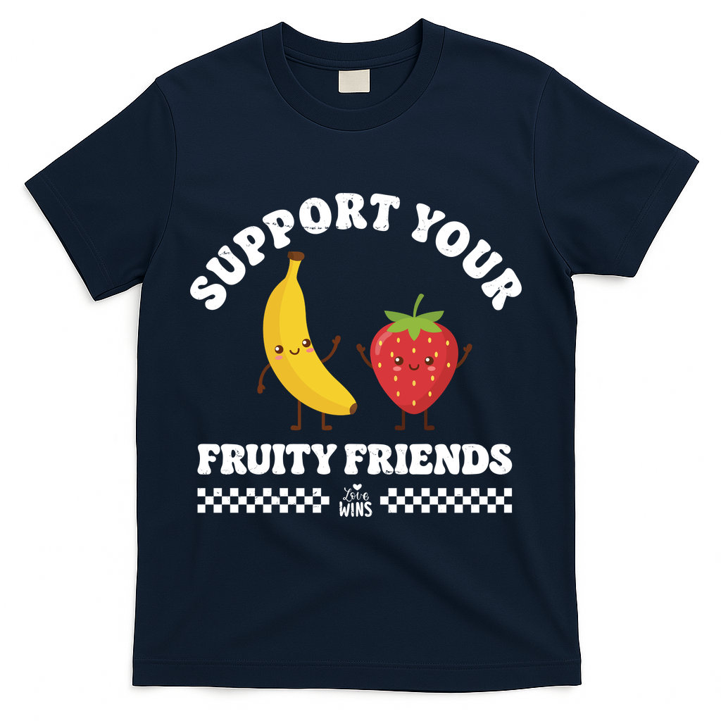 Support Your Fruity Friends Love Wins T-Shirt product image 3