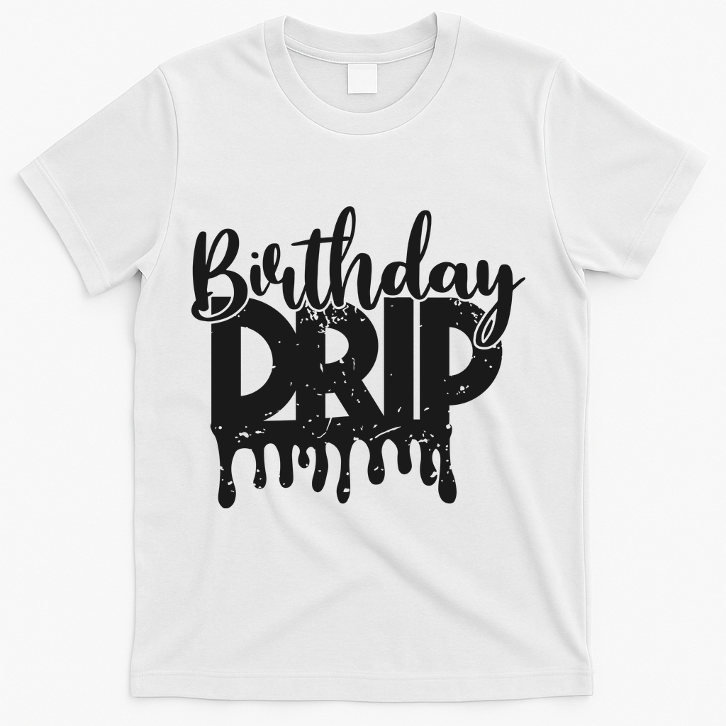 This Is My Birthday Drip T-Shirt product image 2
