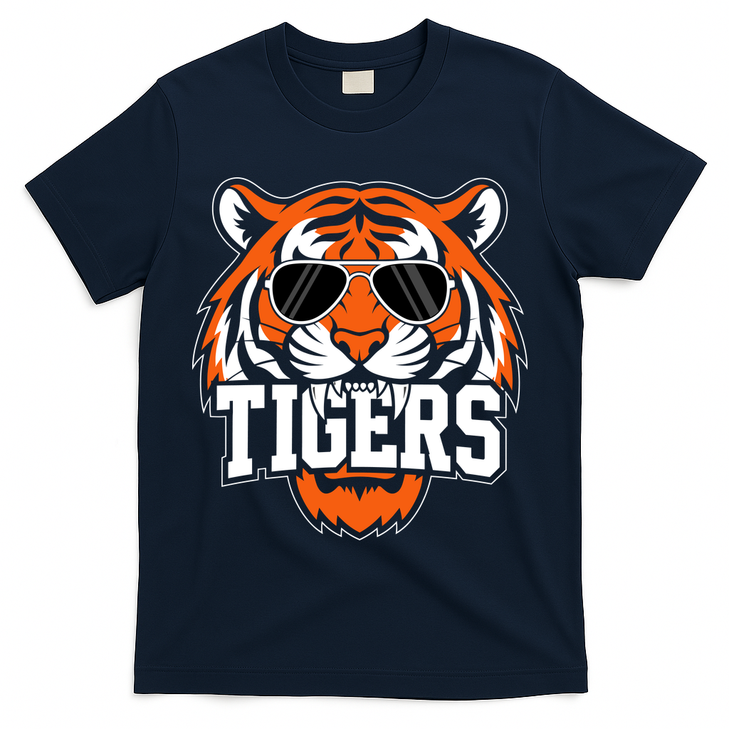 Tigers Inspirational Sports Fan Athletic Name T-Shirt product image 3