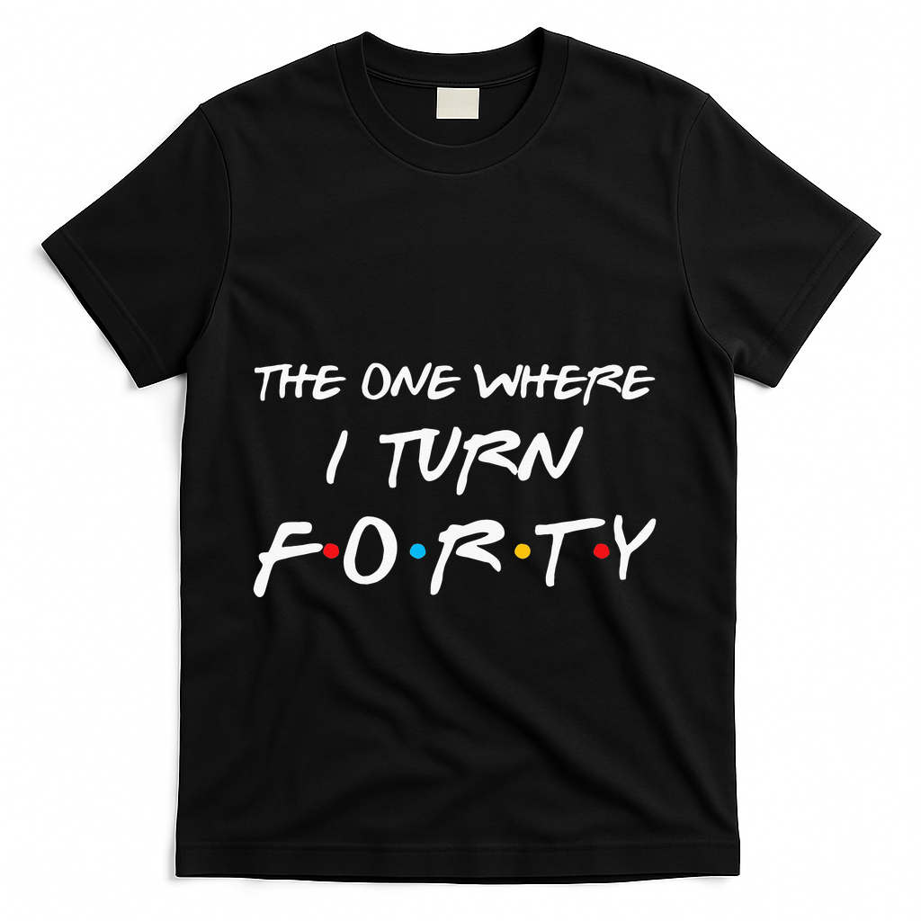 The One Where I Turn Forty Funny 40th Birthday Party Gift product image 1