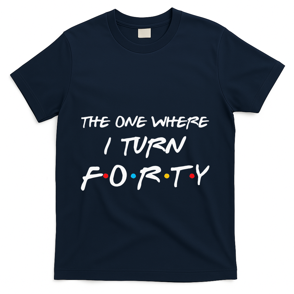 The One Where I Turn Forty Funny 40th Birthday Party Gift product image 3