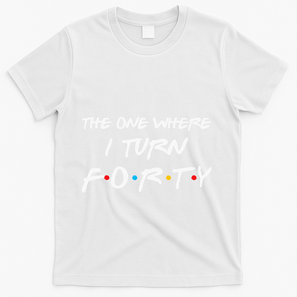 The One Where I Turn Forty Funny 40th Birthday Party Gift product image 2