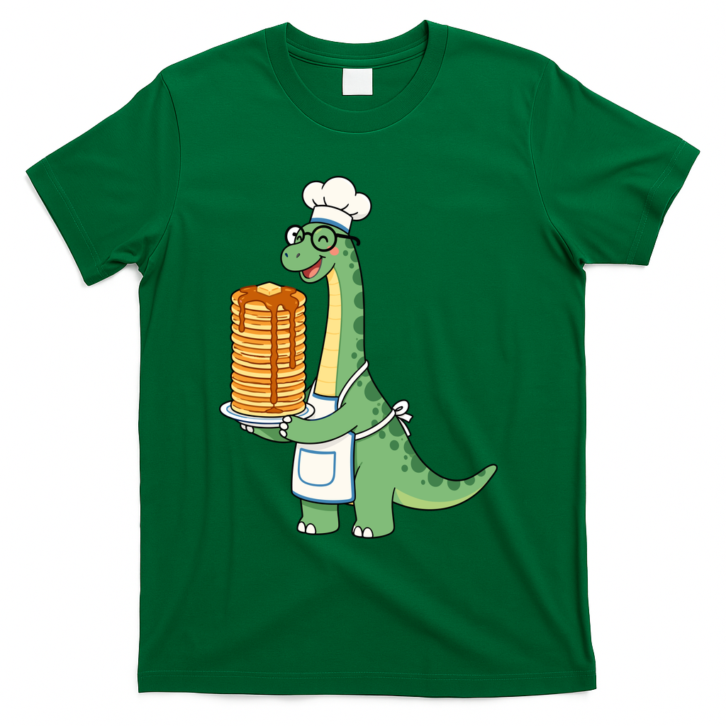 The Pancake Saurus Cute Funny Dinosaur T-Shirt product image 4