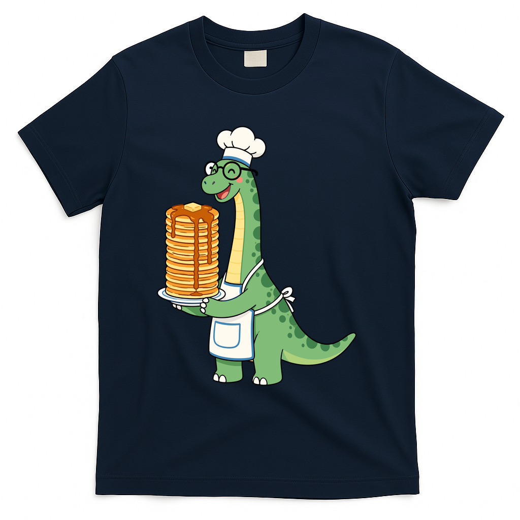 The Pancake Saurus Cute Funny Dinosaur T-Shirt product image 3