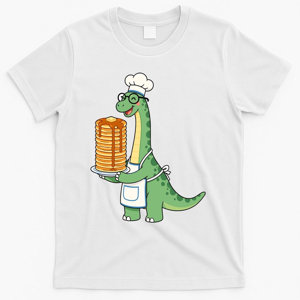 The Pancake Saurus Cute Funny Dinosaur T-Shirt product image 2