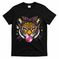 Tiger With Glasses Bubblegum And Pink Bow T-Shirt product image 1