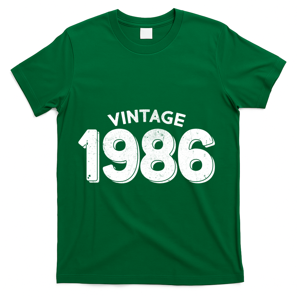 Vintage 1986 Celebrate 40th Birthday T-Shirt product image 4