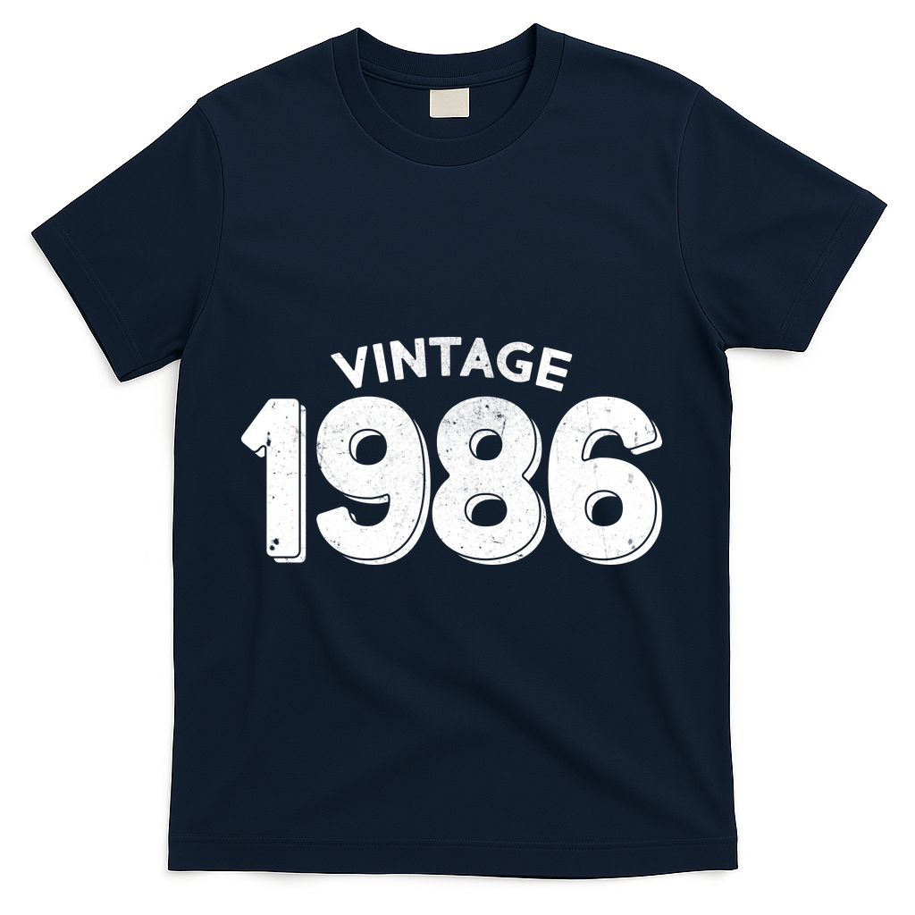 Vintage 1986 Celebrate 40th Birthday T-Shirt product image 3
