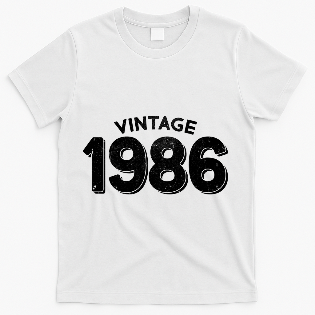 Vintage 1986 Celebrate 40th Birthday T-Shirt product image 2