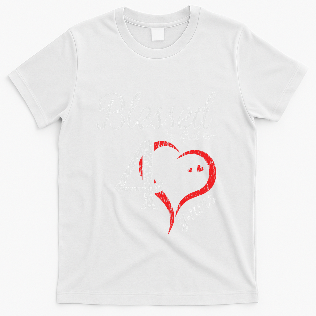 Vintage 40th Birthday Blessed By God, Happy Gift T-Shirt product image 2