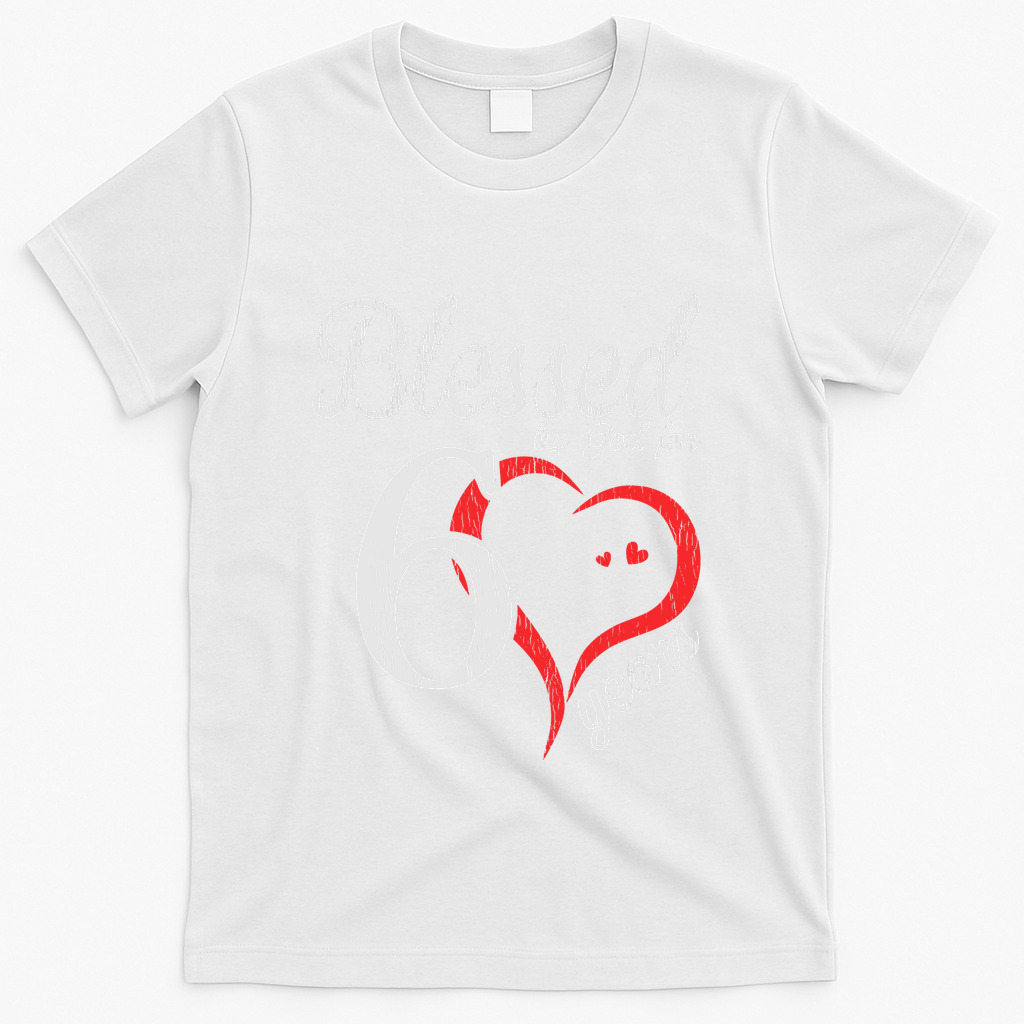 Vintage 60th Birthday Blessed By God, Happy Gift T-Shirt product image 2