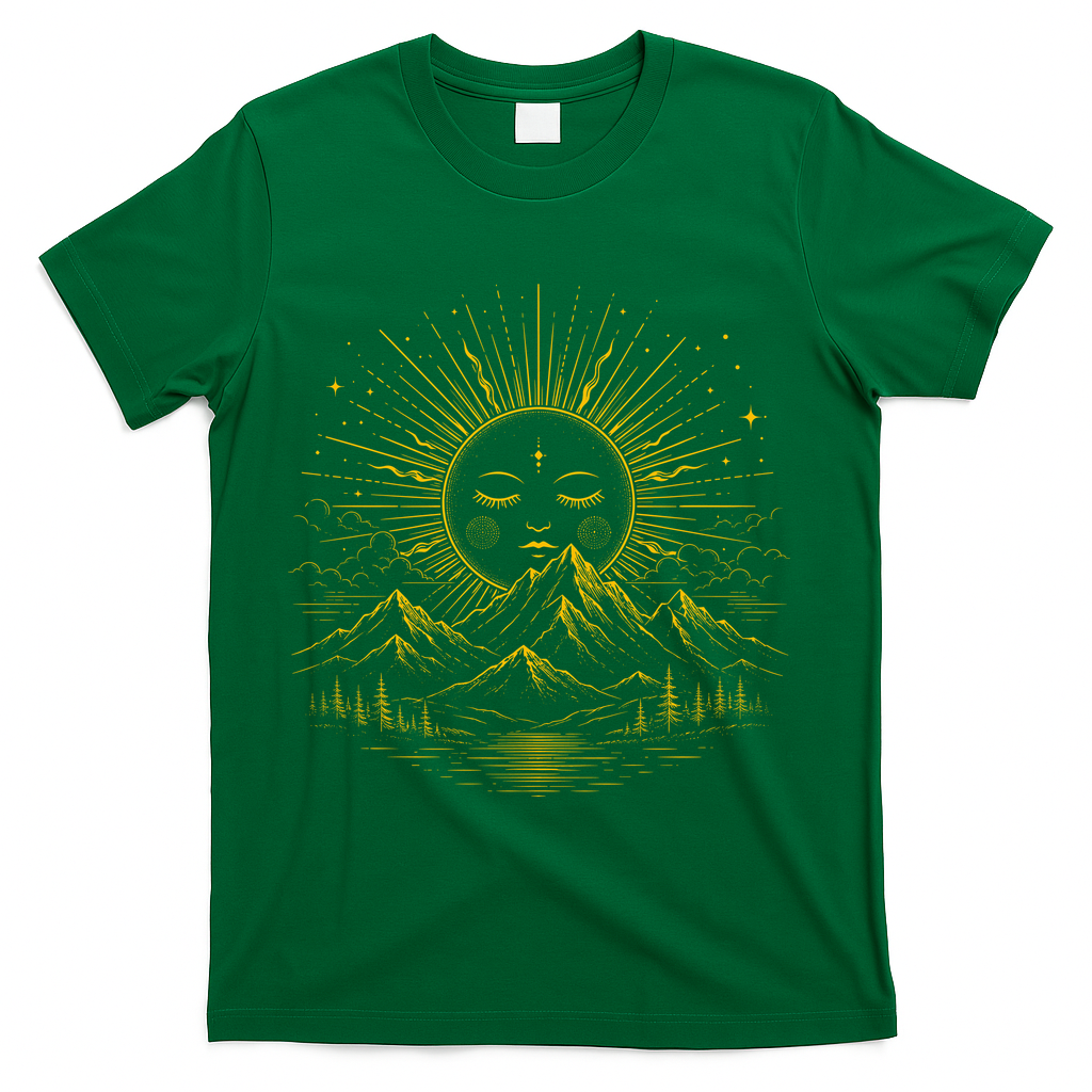 Vintage Boho Sun T-Shirt product image 4