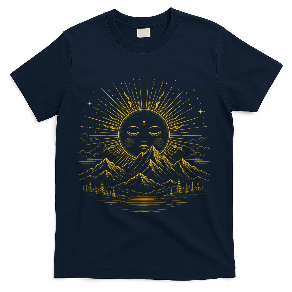 Vintage Boho Sun T-Shirt product image 3