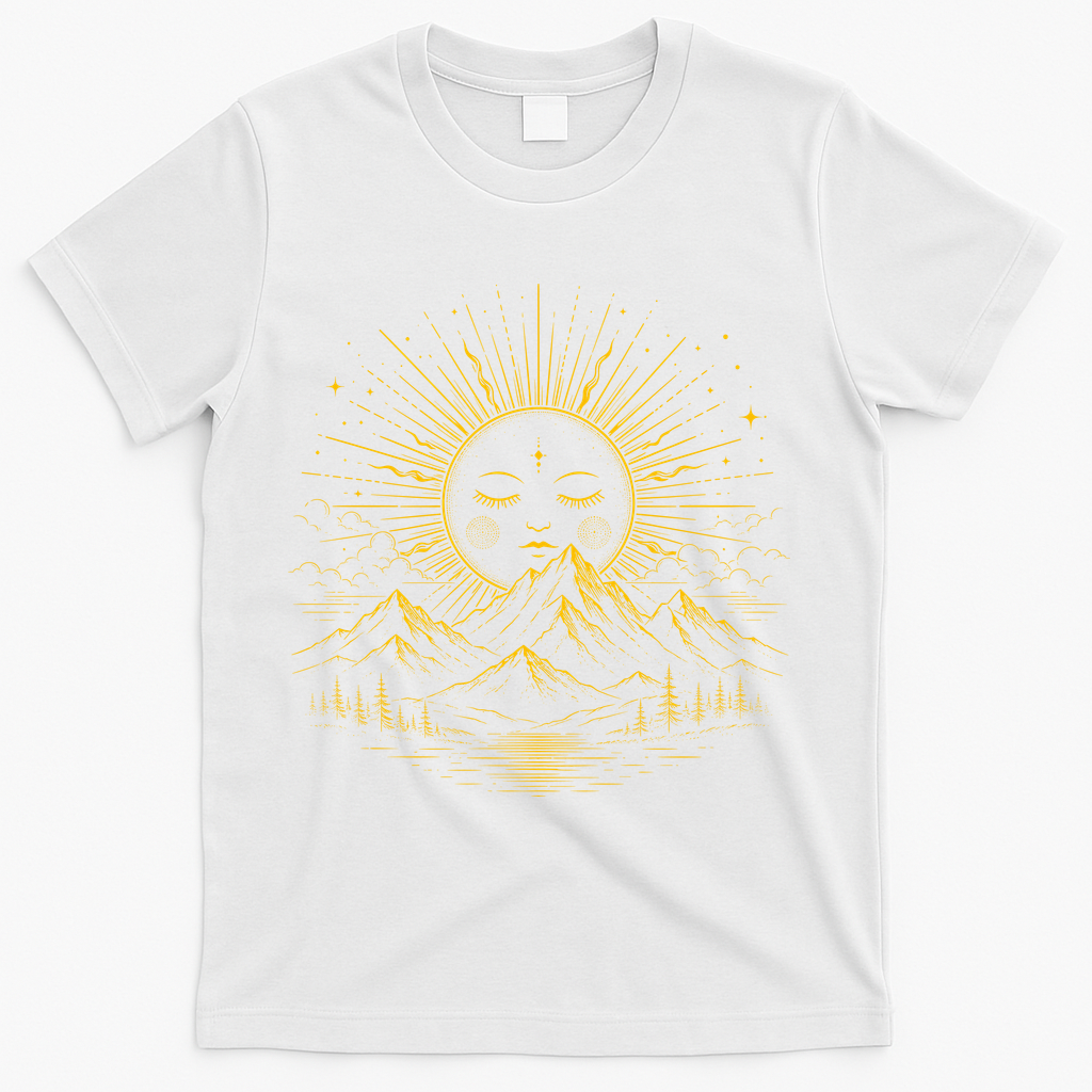 Vintage Boho Sun T-Shirt product image 2