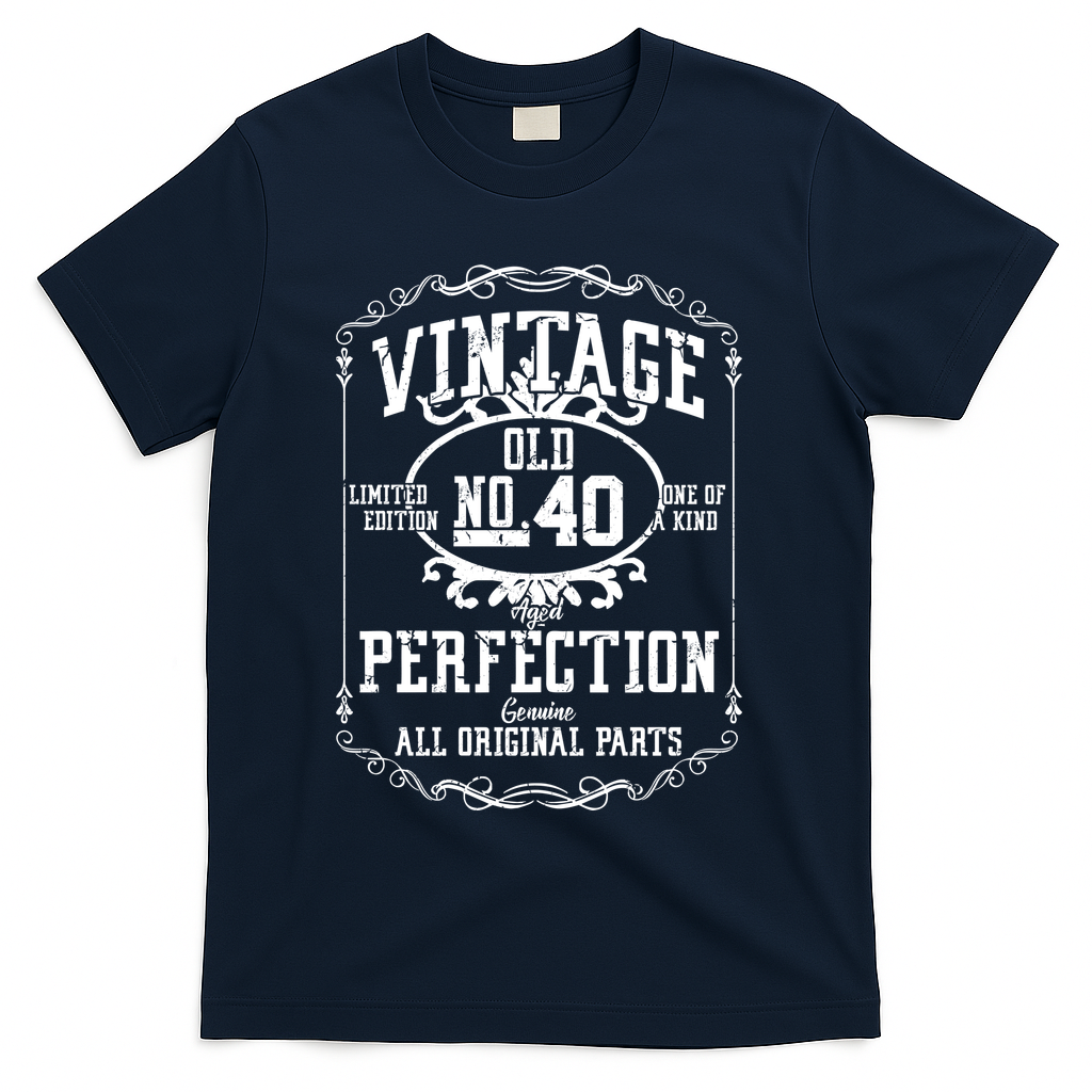 40th Birthday Genuine All Original Parts T-Shirt product image 3