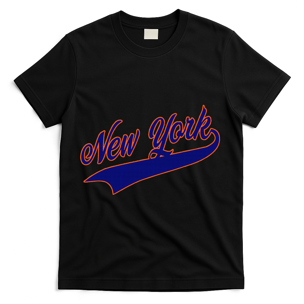 Vintage New York Varsity Name Team Basketball T-Shirt product image 1