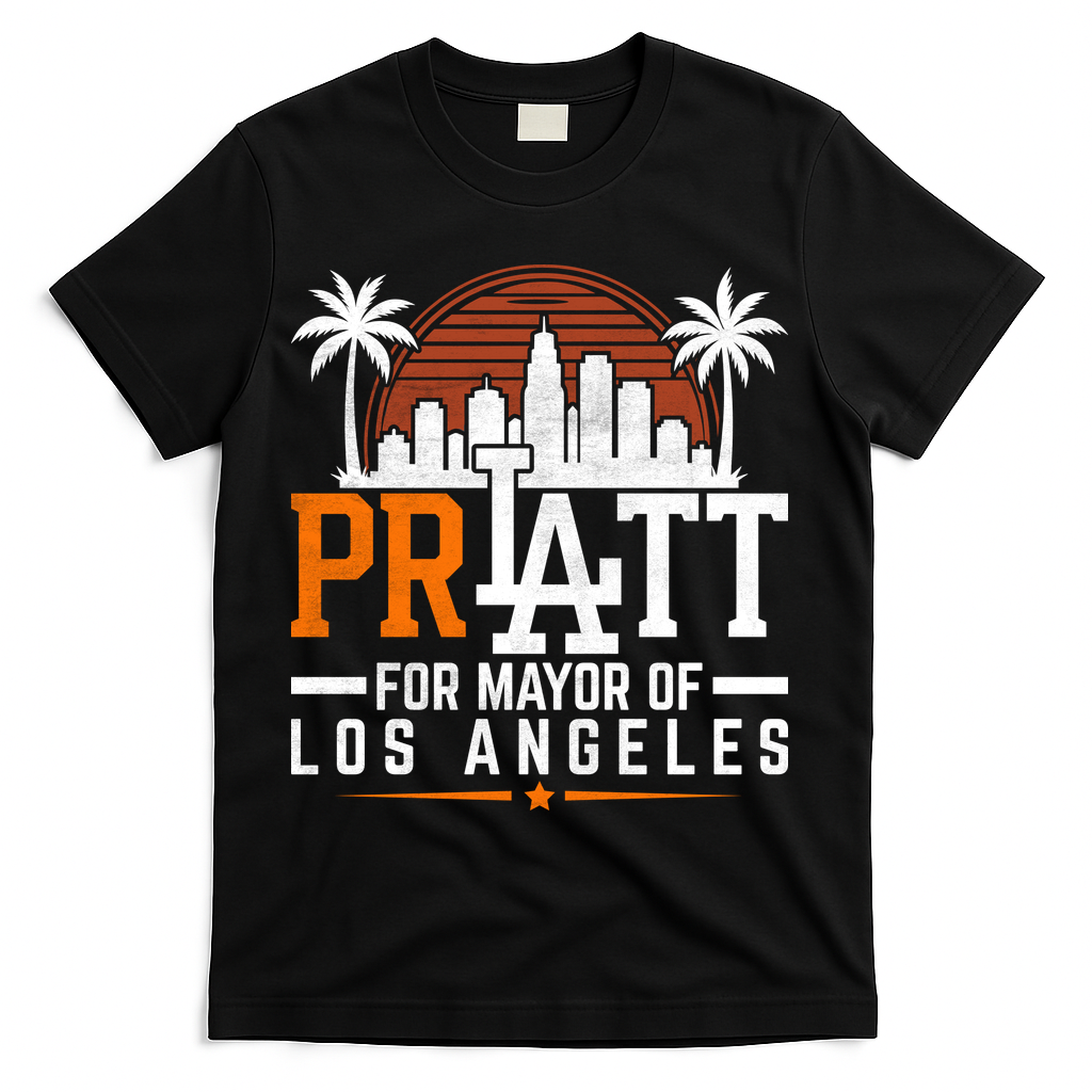 Vintage Pratt For Mayor Of Los Angeles T-Shirt product image 1
