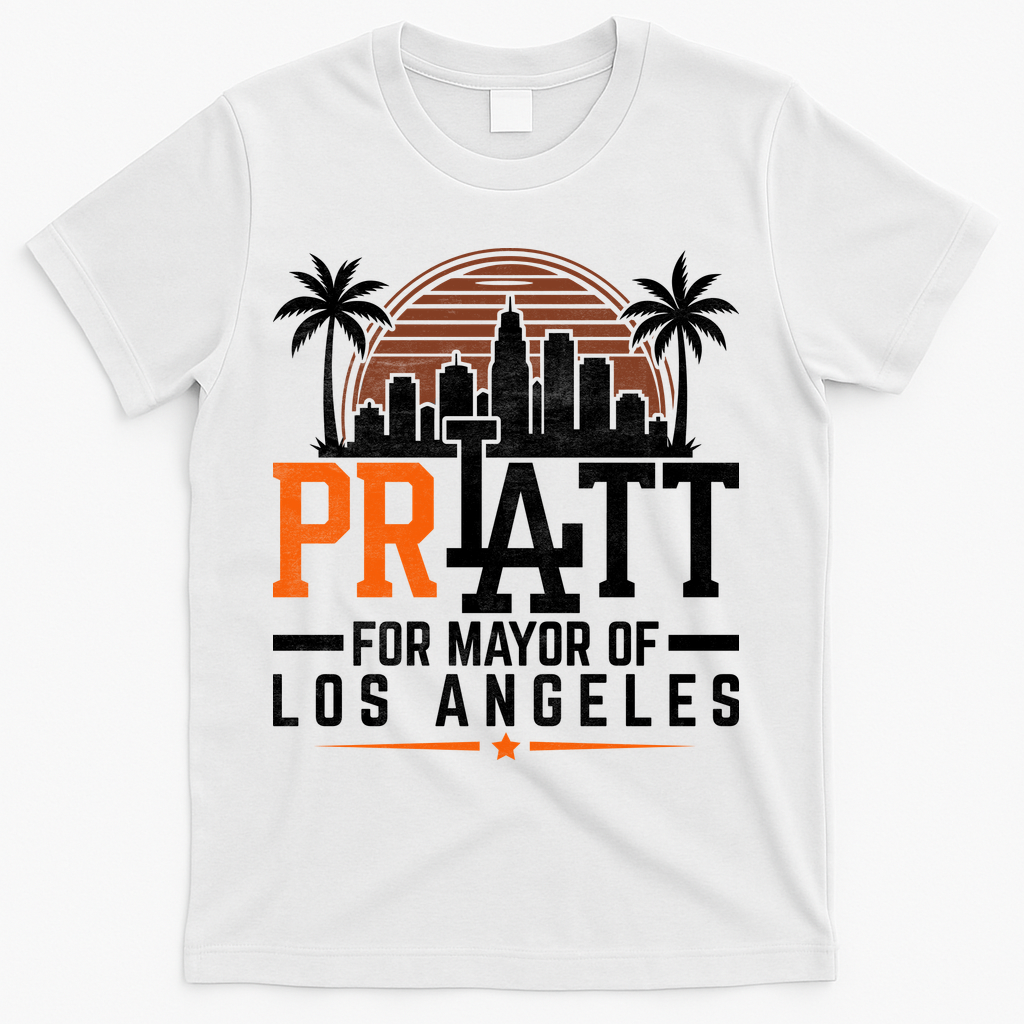 Vintage Pratt For Mayor Of Los Angeles T-Shirt product image 2