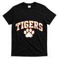 Vintage Tigers Paw Print Graphic Sports T-Shirt product image 1