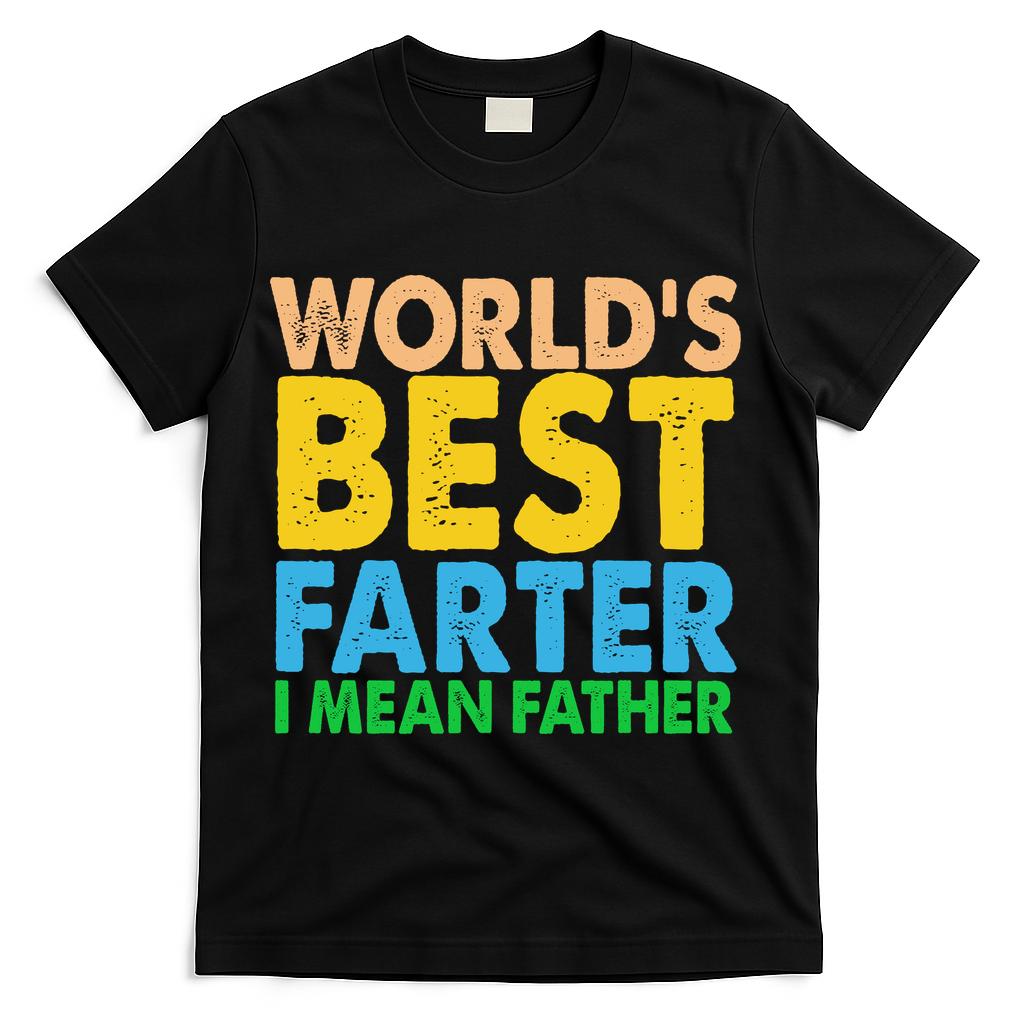 World's Best Farter Funny Humor Dad Fathers Day T-Shirt product image 1