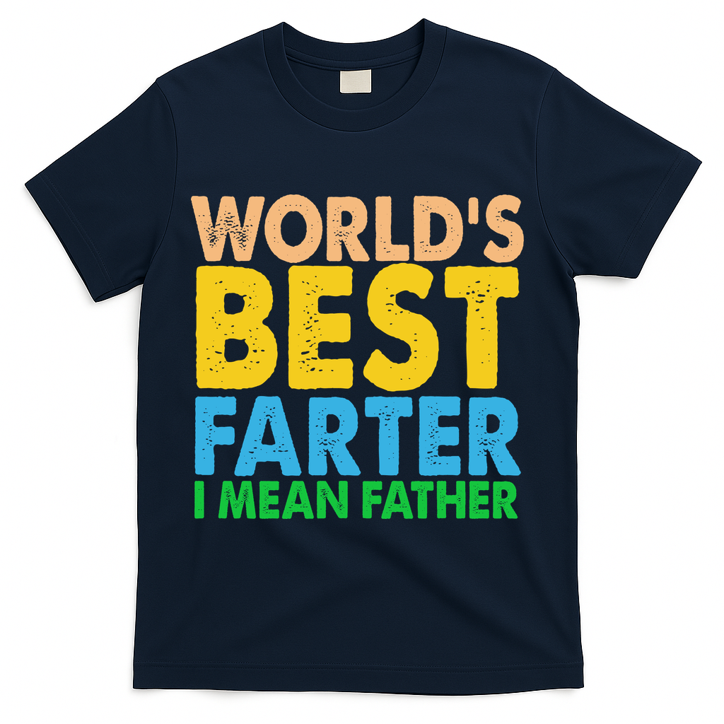 World's Best Farter Funny Humor Dad Fathers Day T-Shirt product image 3