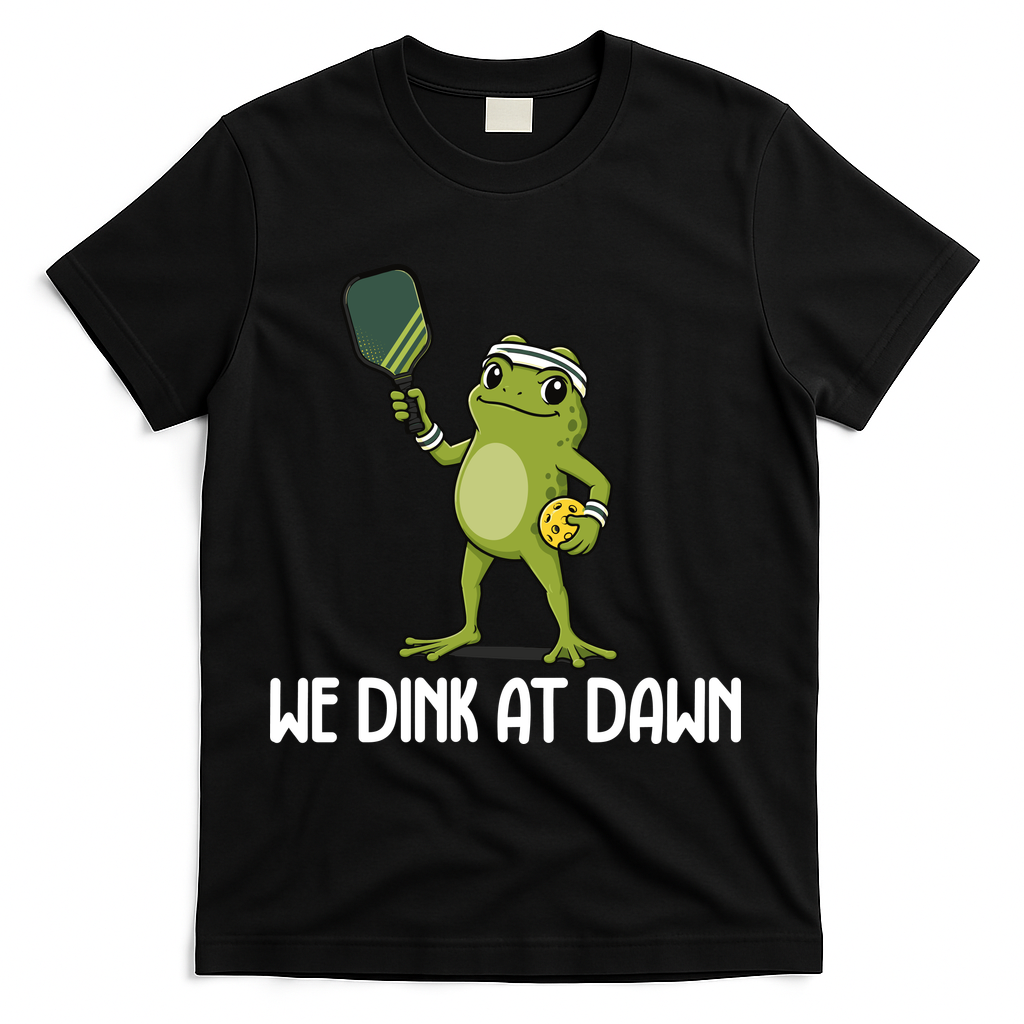 We Dink At Dawn Pickle Ball T-Shirt product image 1