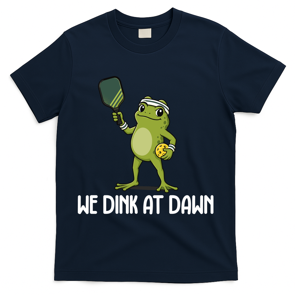 We Dink At Dawn Pickle Ball T-Shirt product image 3